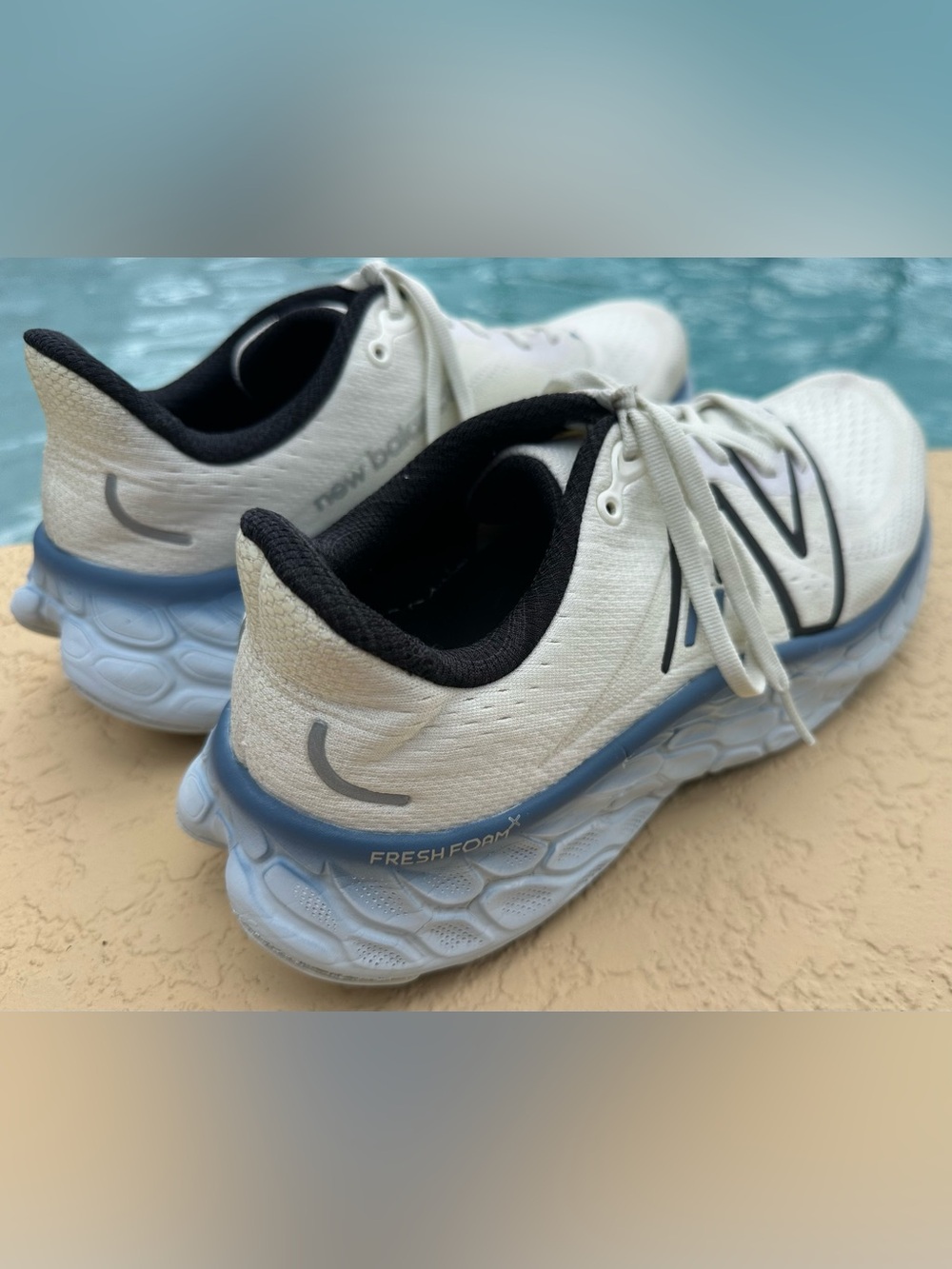 NEW BALANCE FRESH FOAM X MORE V4 ICE BLUE RUNNING SHOES MMORCU4 SIZE 11.5 - Picture 4 of 15